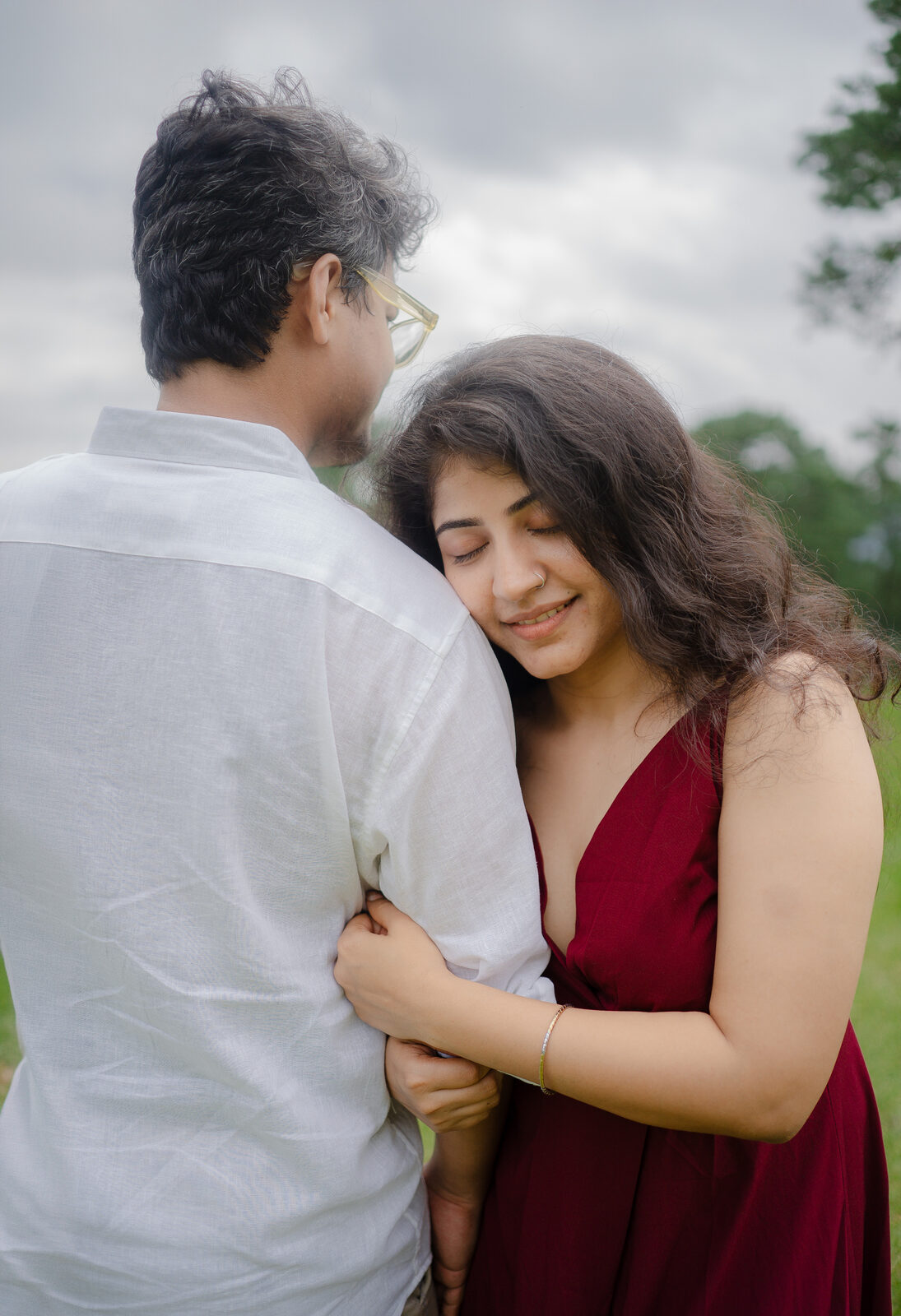 Prateek and Riya close together